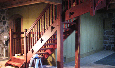ébéniste escalier sur mesure Québec